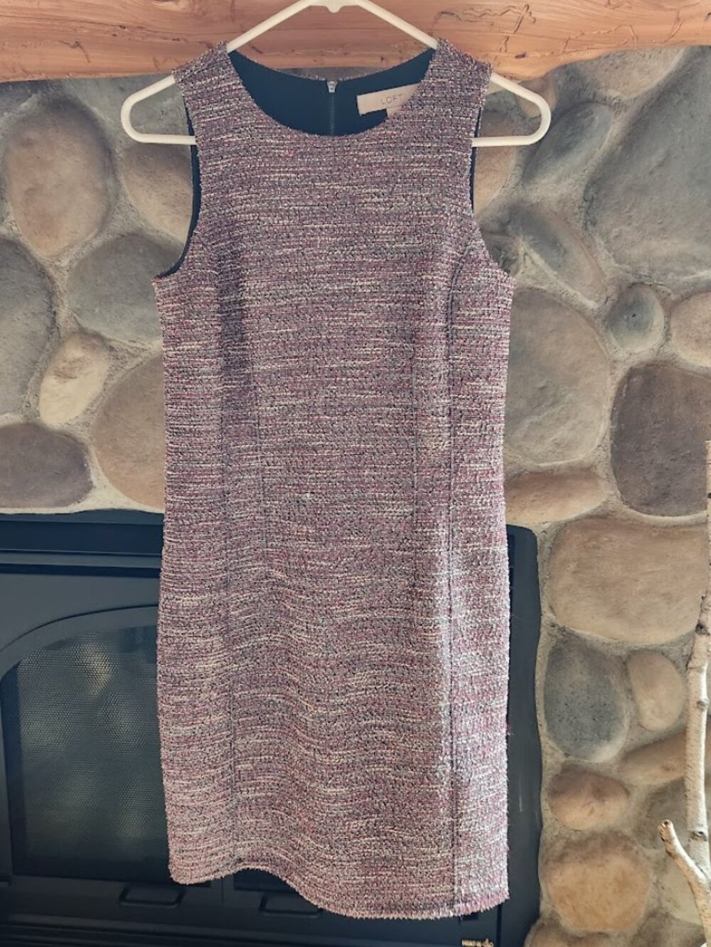 LOFT Petite Sleeveless Textured Knit Dress - New, no tags - Size 4P